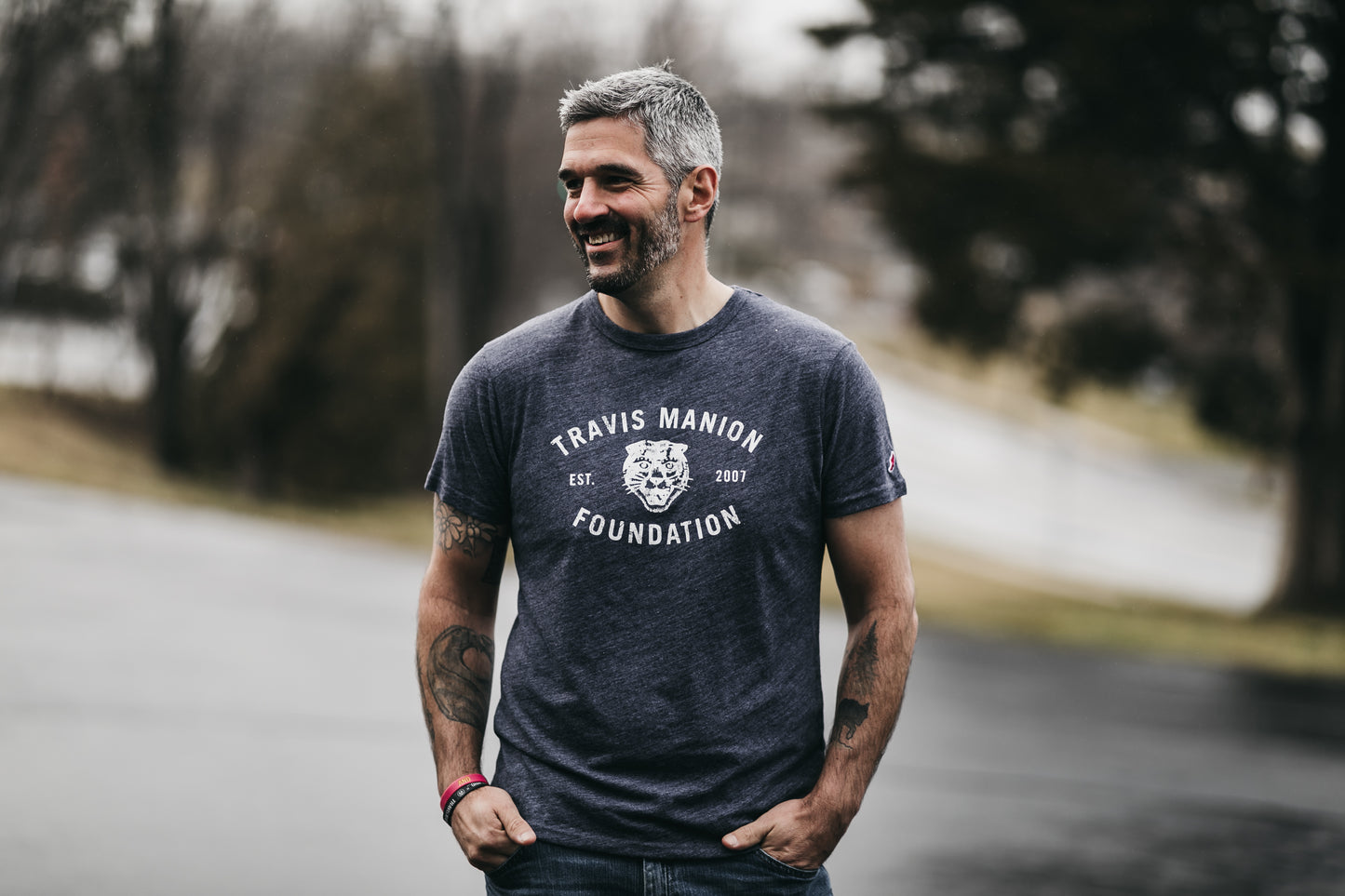 Victory Falls Navy Tiger Tee