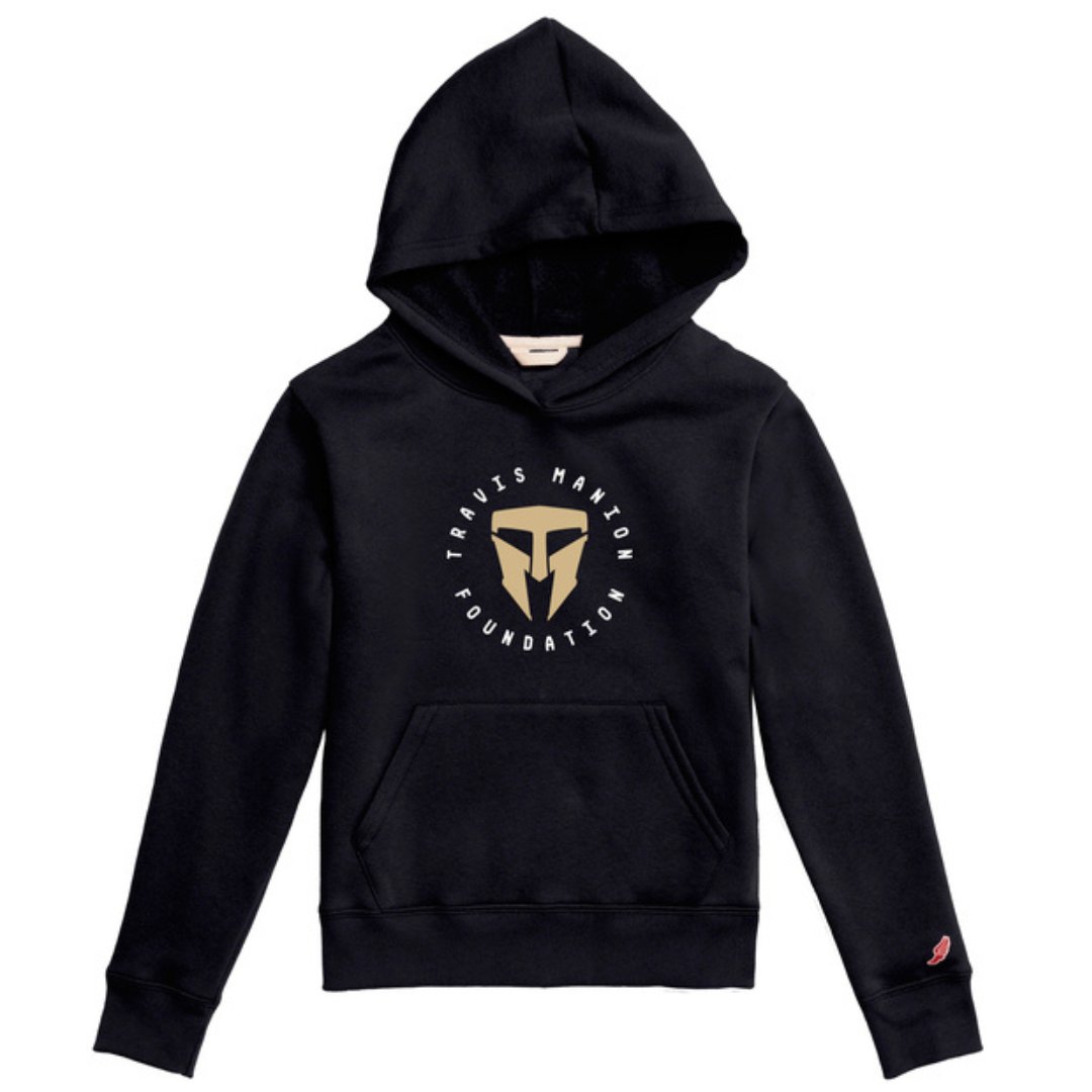 Essential Fleece Youth Hoodie- NAVY- Youth Small