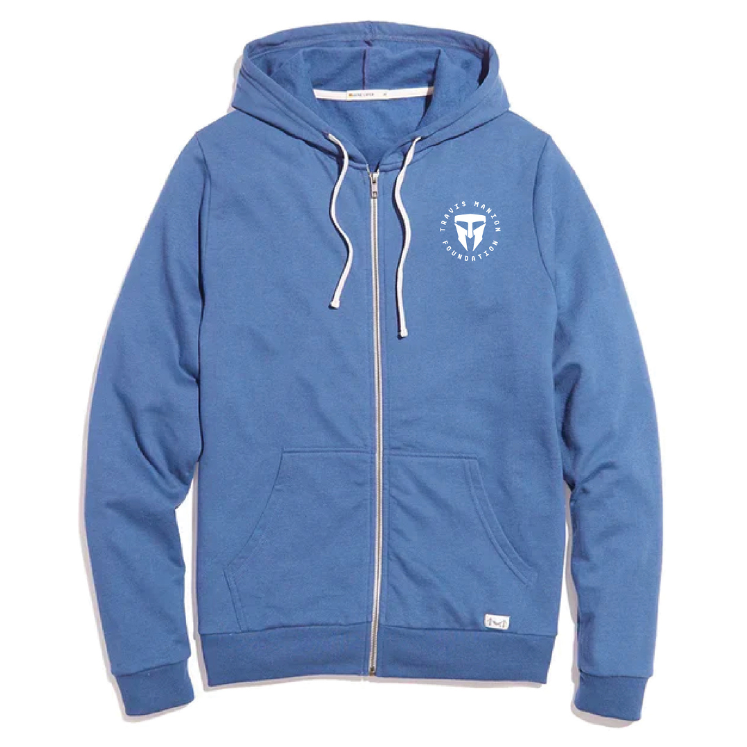 Marine Layer Afternoon Navy Hoodie Full Zip