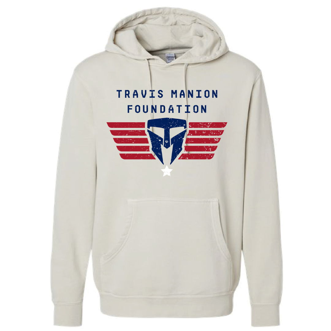 Pigment Dyed Hoodie- Tan