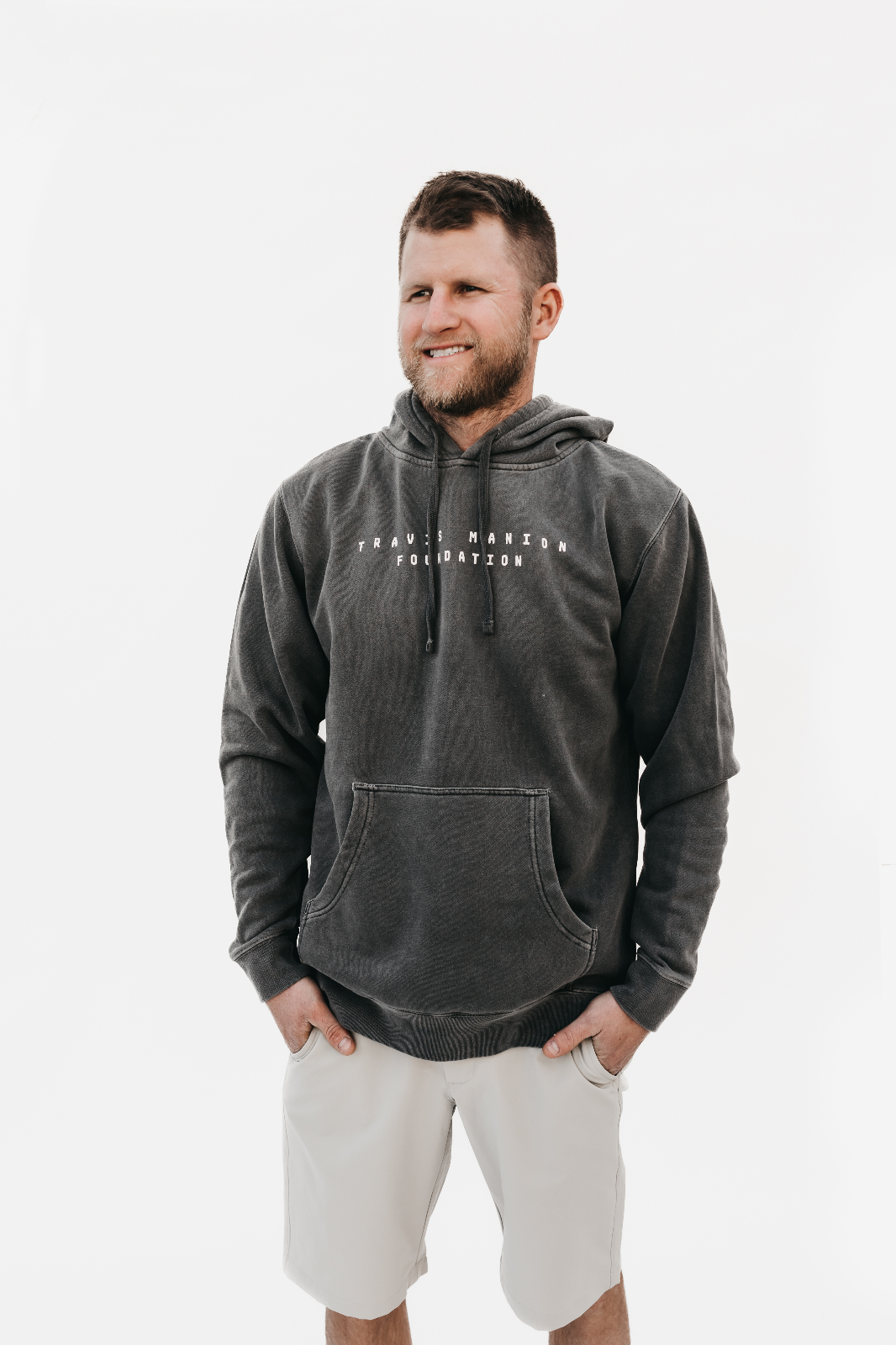 Pigment Dyed Hoodie- Gray