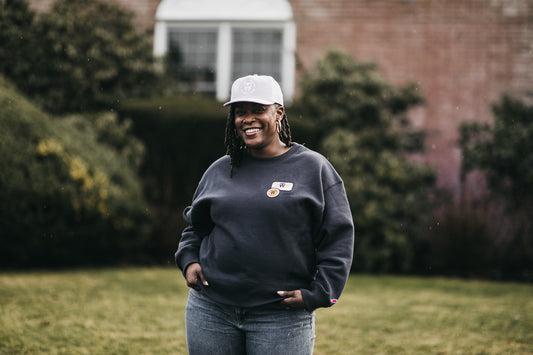 Women's Boxy Crew Navy