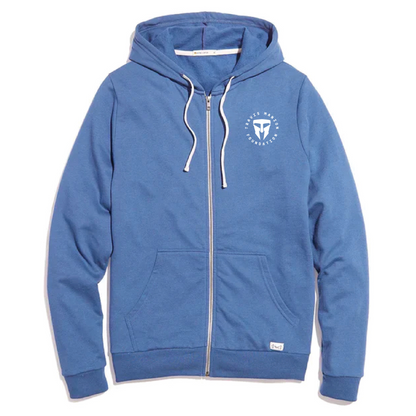 Marine Layer Afternoon Navy Hoodie Full Zip