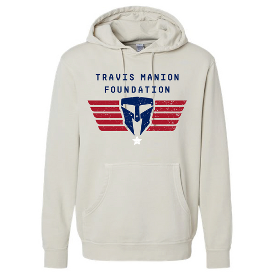 Pigment Dyed Hoodie- Tan