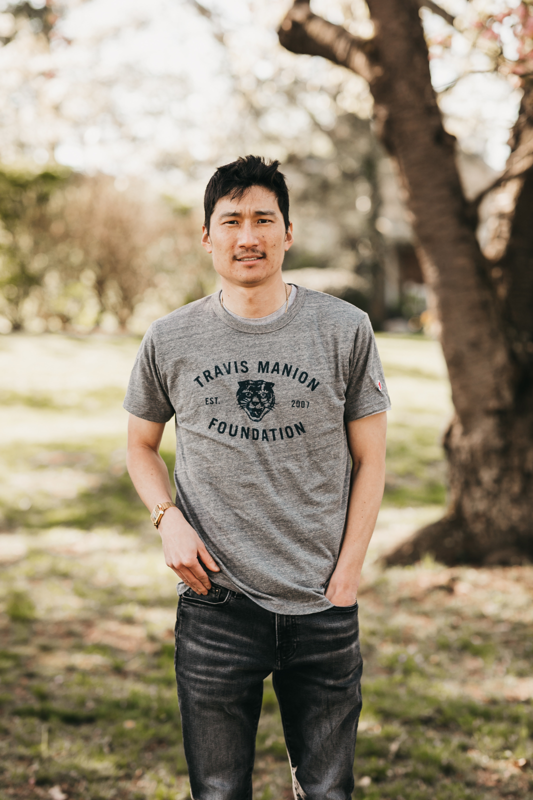 Victory Falls Grey Tiger Tee