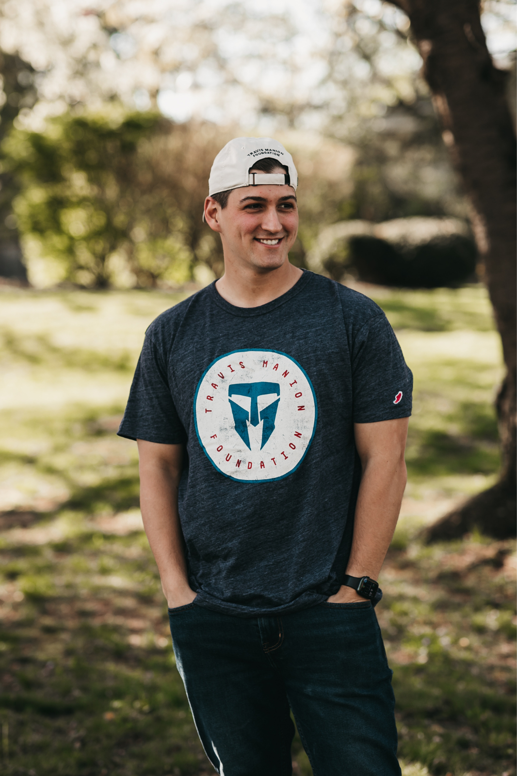 Victory Falls Navy Patriotic Tee