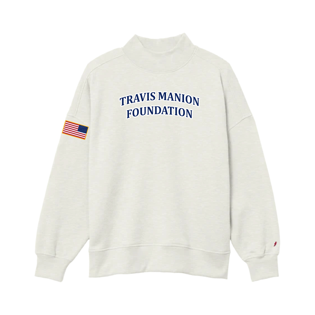 Travis Manion Foundation Mock Neck Sweatshirt x The League