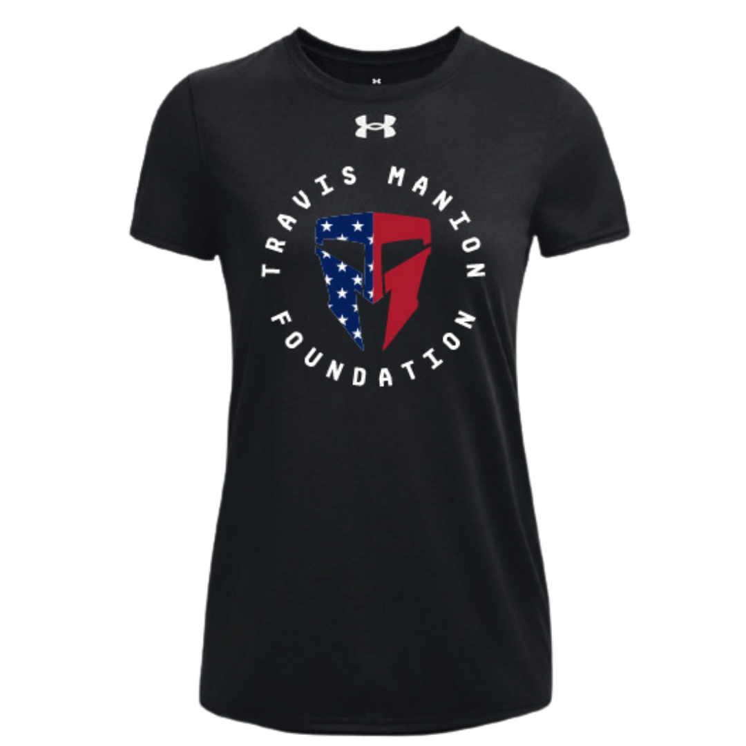 Women's UA Tech Team Tee- Black