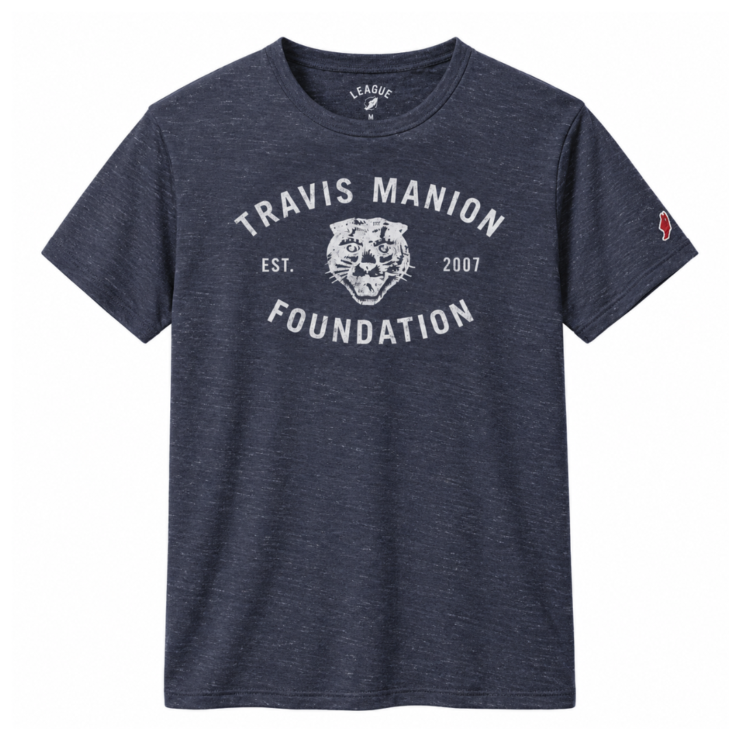 Unisex League x TMF Victory Falls Navy Tiger Tee