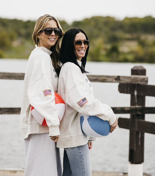 Women's League Mock Neck Sweatshirt x TMF