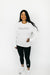 Unisex Garment-Dyed White Long Sleeve