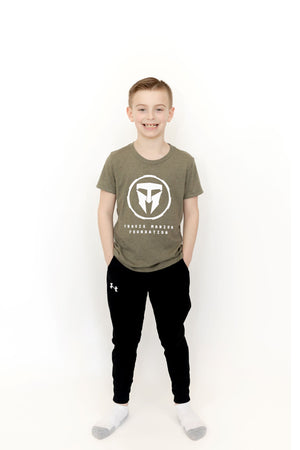 Youth Triblend Tee - Olive