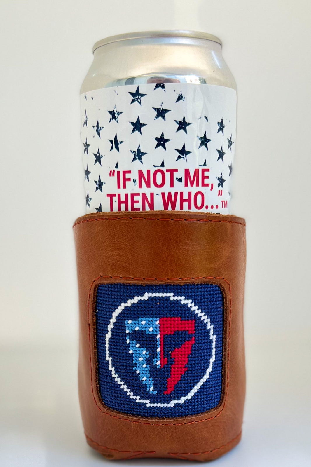 Smathers and Branson Leather Can Koozie - Travis Manion Foundation
