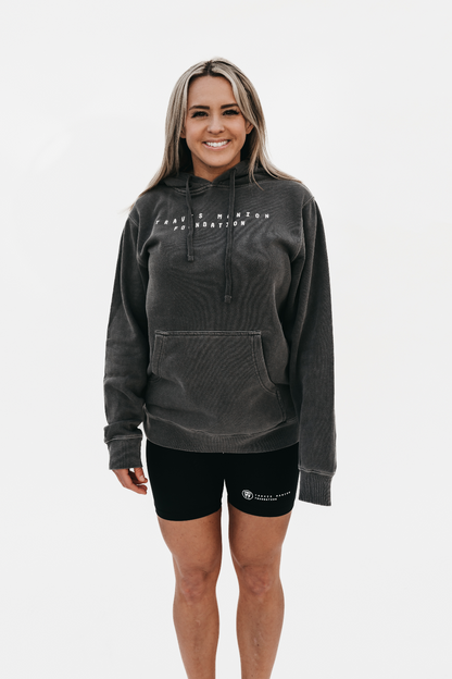 Pigment Dyed Hoodie- Gray